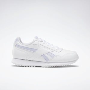 Adidasy Dziecięce Reebok Royal Glide Ripple Białe PL 39GVAPQ